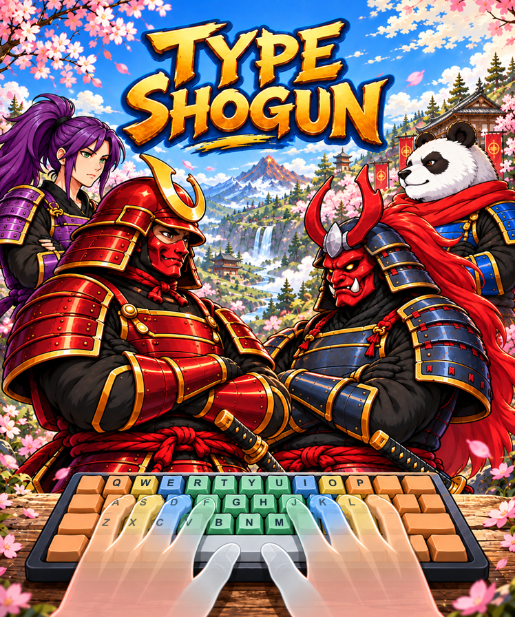 Type Shogun vertical capsule artwork